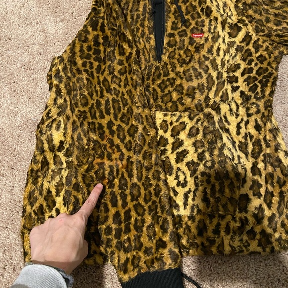 Supreme 14SS Leopard Fur Pullover - Picture 3 of 10